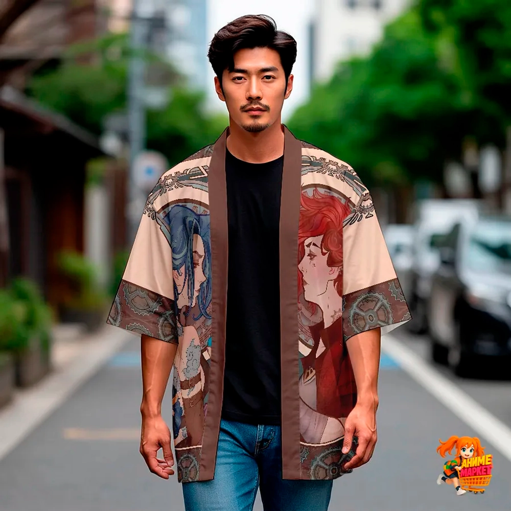 Рубашка хаори японская Arcane