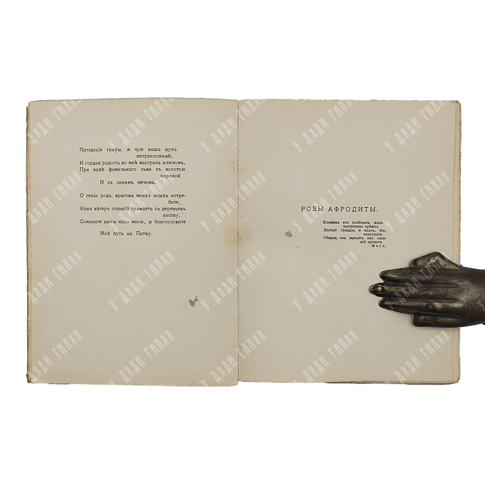 [Первое издание] Соловьёв С. Цветник царевны, 1913.