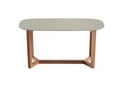 Стол обеденный Cross 2 160*85 см (серо-бежевый, бук)