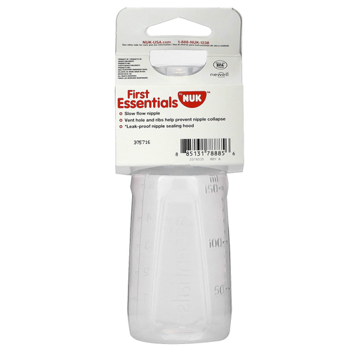 NUK, First Essentials, для детей от 0 месяцев, с медленным кровотоком, 150 мл (5 унций)