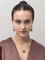 Колье "Lovely" с лабрадором Gold