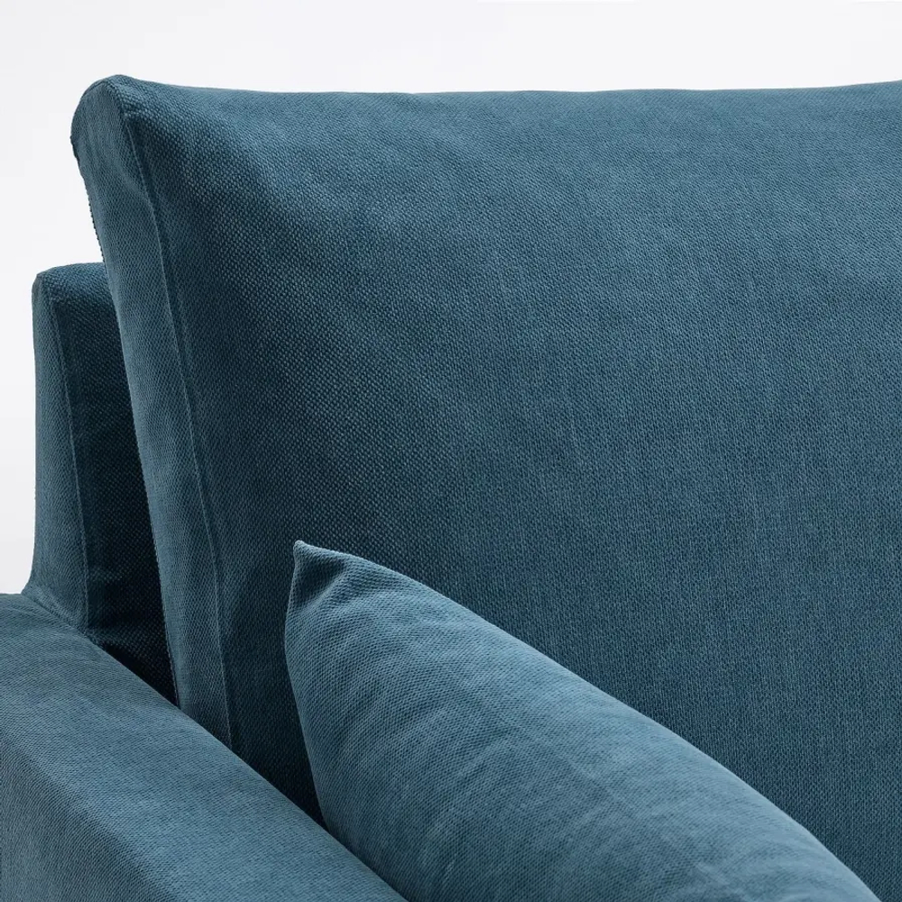 Диван 2-местный - IKEA HYLTARP/ХИЛТАРП ИКЕА, синий