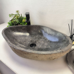 Раковина из речного камня RS63503 (71*46*16) 0124