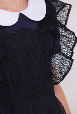 Фартук школьный белый для девочки последний звонок выпускной