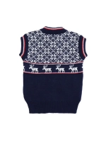 Жилет вязаный