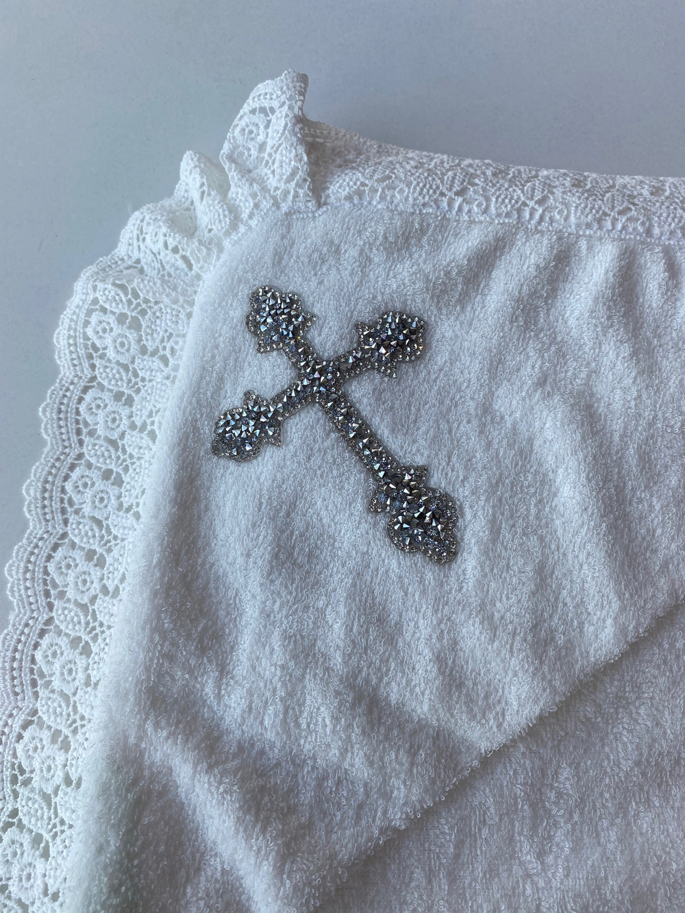 Полотенце крестильное жемчуг (Малышеево)