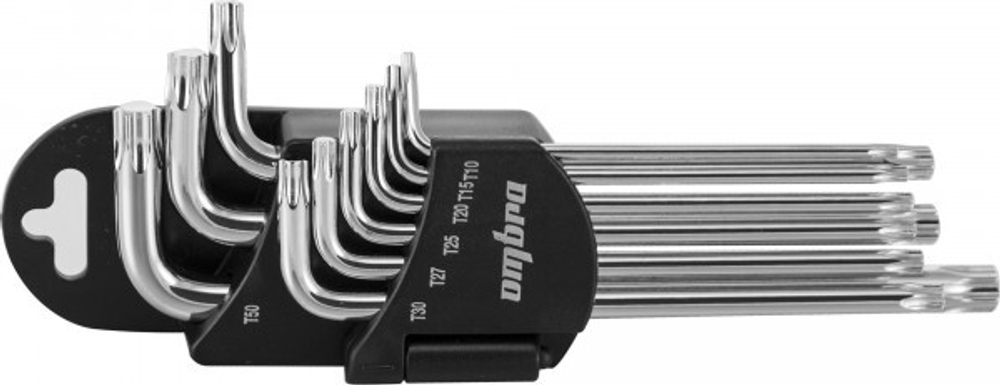 Набор торцевых ключей OMBRA "TORX" T10-T50, 9 предметов   953009