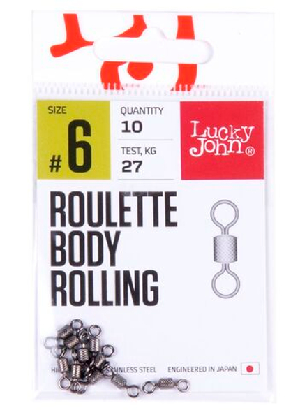 Вертлюги LJ Pro Series ROULETTE BODY ROLLING 006 10шт.