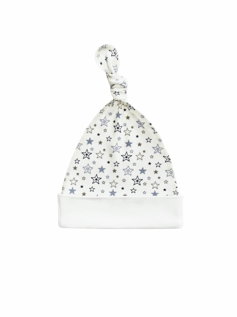 Шапочка-узелок Звездочки Blue-gray