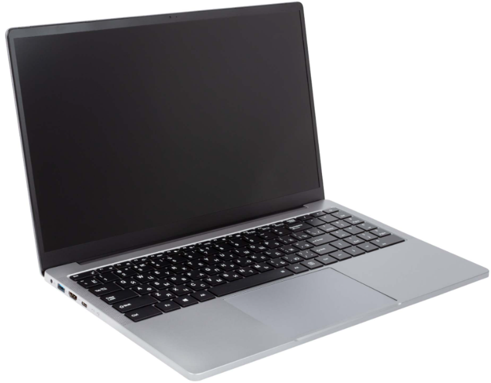 Ноутбук  HIPER DZEN 15.6 ", Core i5, 8 Гб RAM, 256 Гб SSD, Iris Xe Graphics, Серый