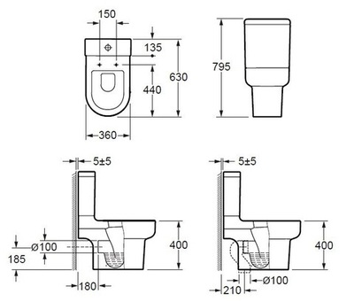 Унитаз компакт Grossman Elegance GR-N3015