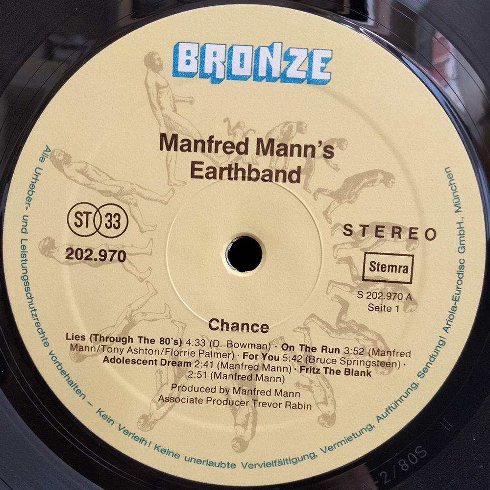 Manfred Mann's Earth Band / Chance (LP)