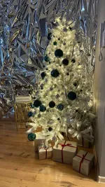 Заснеженная елка «Русская Императрица» (Литая хвоя) 230 см / 2,3 м