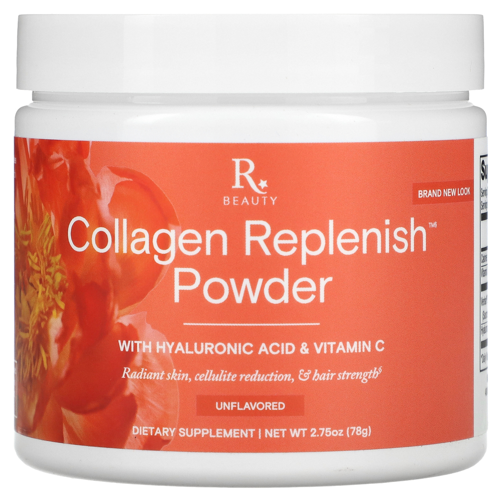 Reserveage Nutrition, коллаген для восполнения уровня коллагена, в порошке, без добавок, 78 г (2,75 унции)