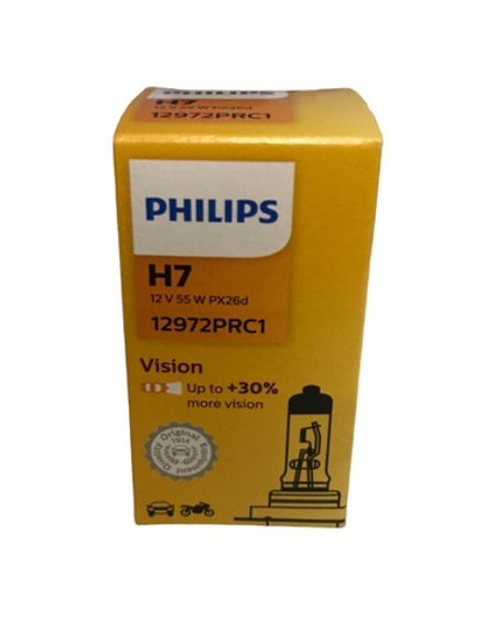 Автомобильная галогеновая лампа PHILIPS +30% Premium Н7 12V 55W