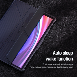 Чехол книжка от Nillkin для планшета Samsung Galaxy Tab S9+ и S10+, серия Bumper Pro Case-Multi Angle Folding Style, многофункциональный складной