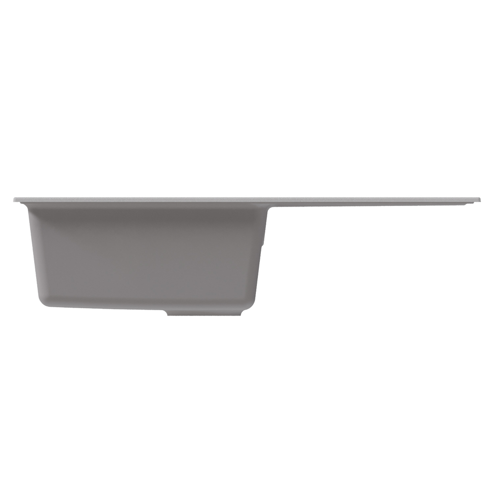 Мойка MIXLINE ML-GM20 с крылом  ультра-белая  (341) 830*480*190мм NEW (552005)
