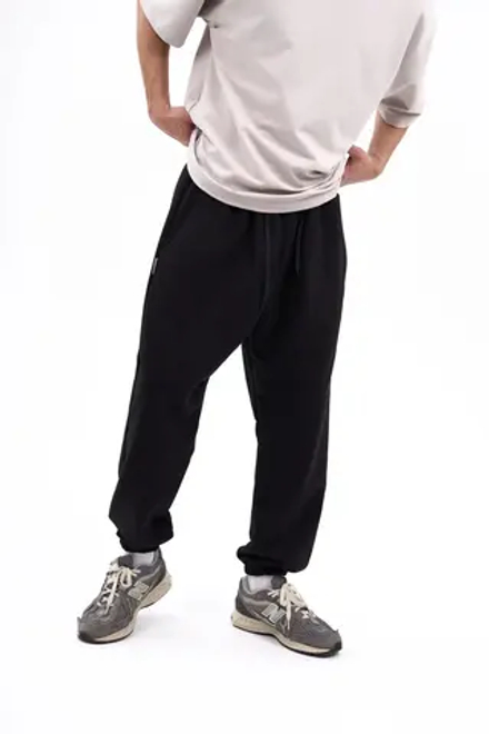 Трикотажные брюки KUL'TURA Oversize Basic Чёрный