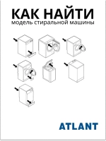 Ручка выбора программ стиральных машин Атлант 771239201300