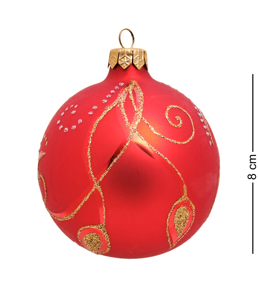 Элита НФШ-1261/1 Набор ел.украшений Шар 3шт «Диадема» 80 мм