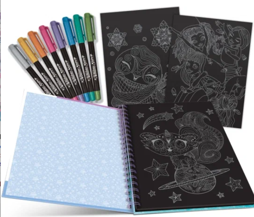 Детская раскраска для девочек, серия Isadora, марка Nebulous Stars