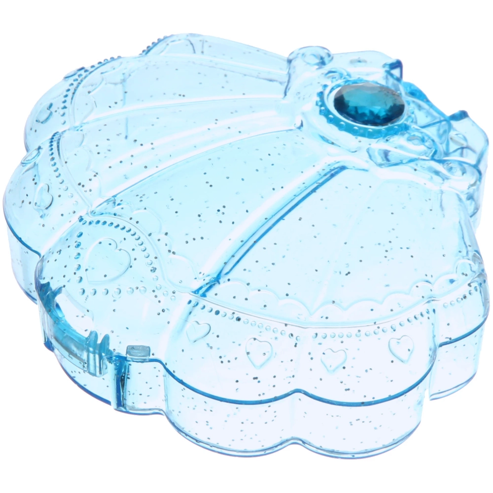 Шкатулка пластиковая «KiKi HAUS», ракушка, цвет голубой, 11*9.5*3.5см (в пакете)