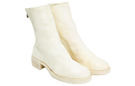 GUIDI 788Z Horse Leather Ankle Boots Women"s White