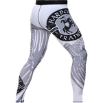 Компрессионные штаны HT Heraldry White