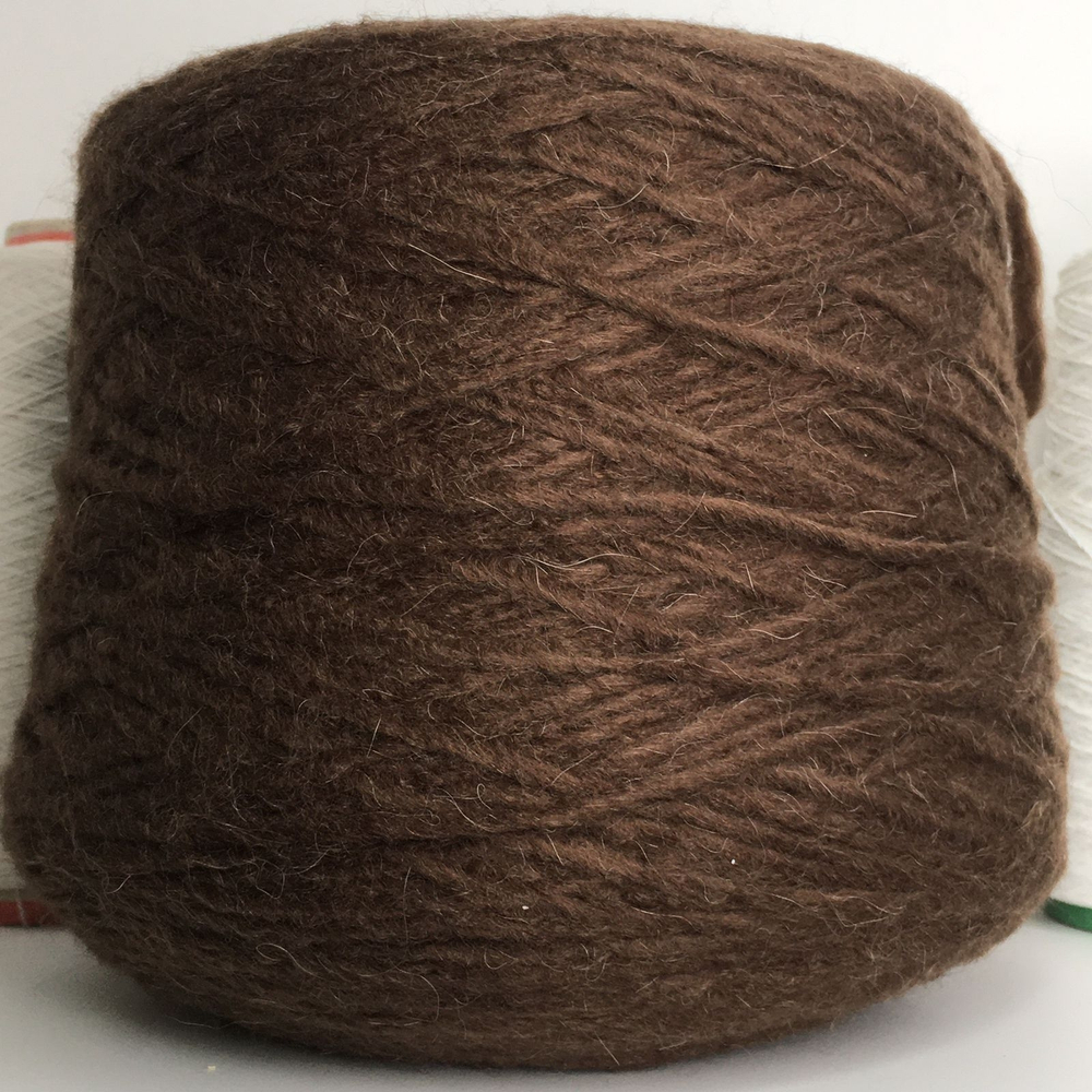 BELLONE - Pecci Filati; 25% baby альпака, 45% меринос, 30% п/а; 120м/100гр; col.11543 коричневый; S710