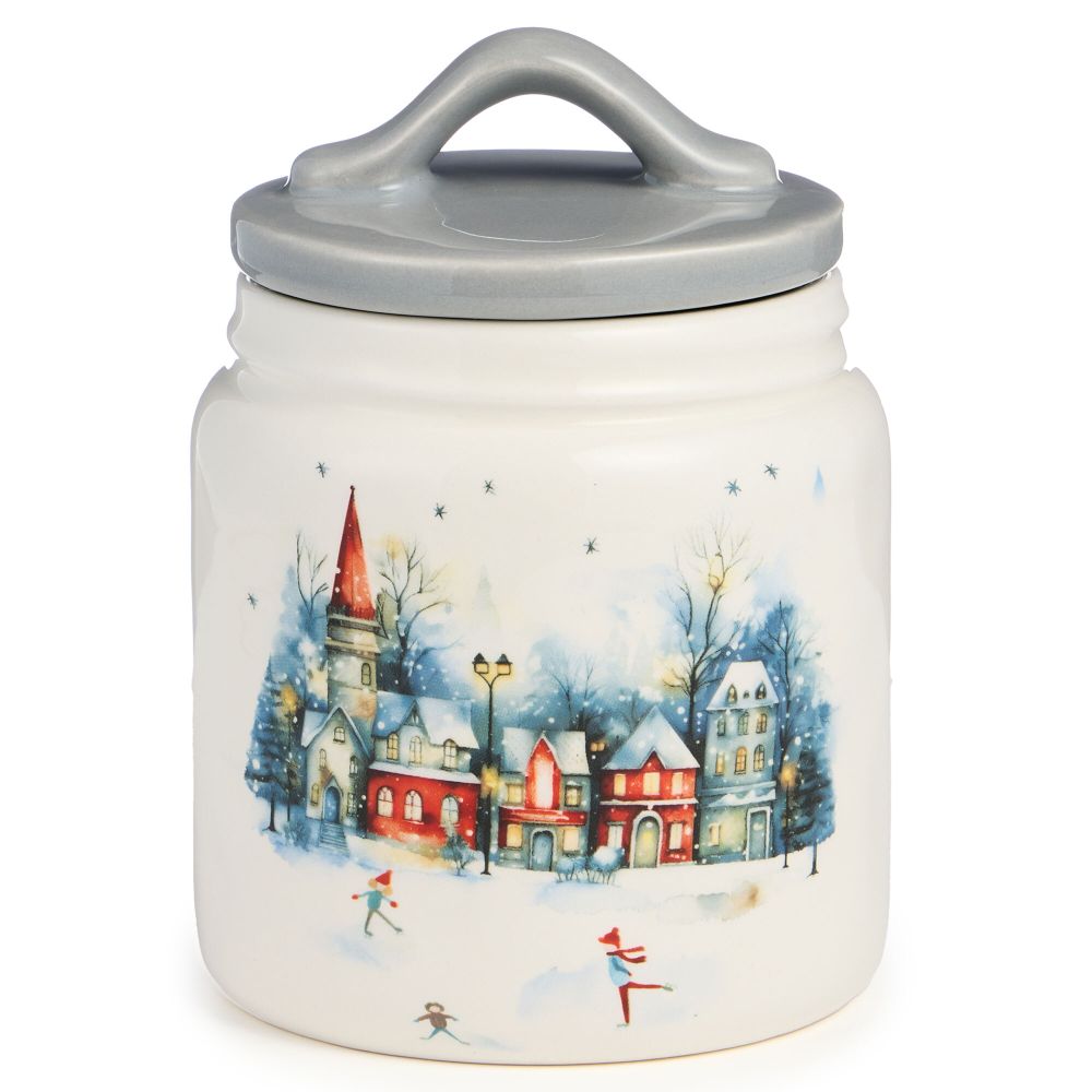 БАНКА AGNESS "С НОВЫМ ГОДОМ!" 10*14 СМ 500 МЛ