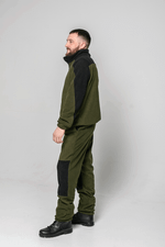 Флисовая кофта мужская комби