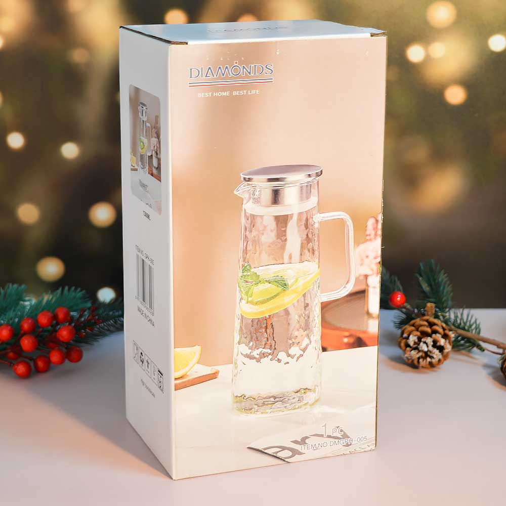 Кувшин с крышкой 1,5л, h24,2см, d10,5см, GPH-005