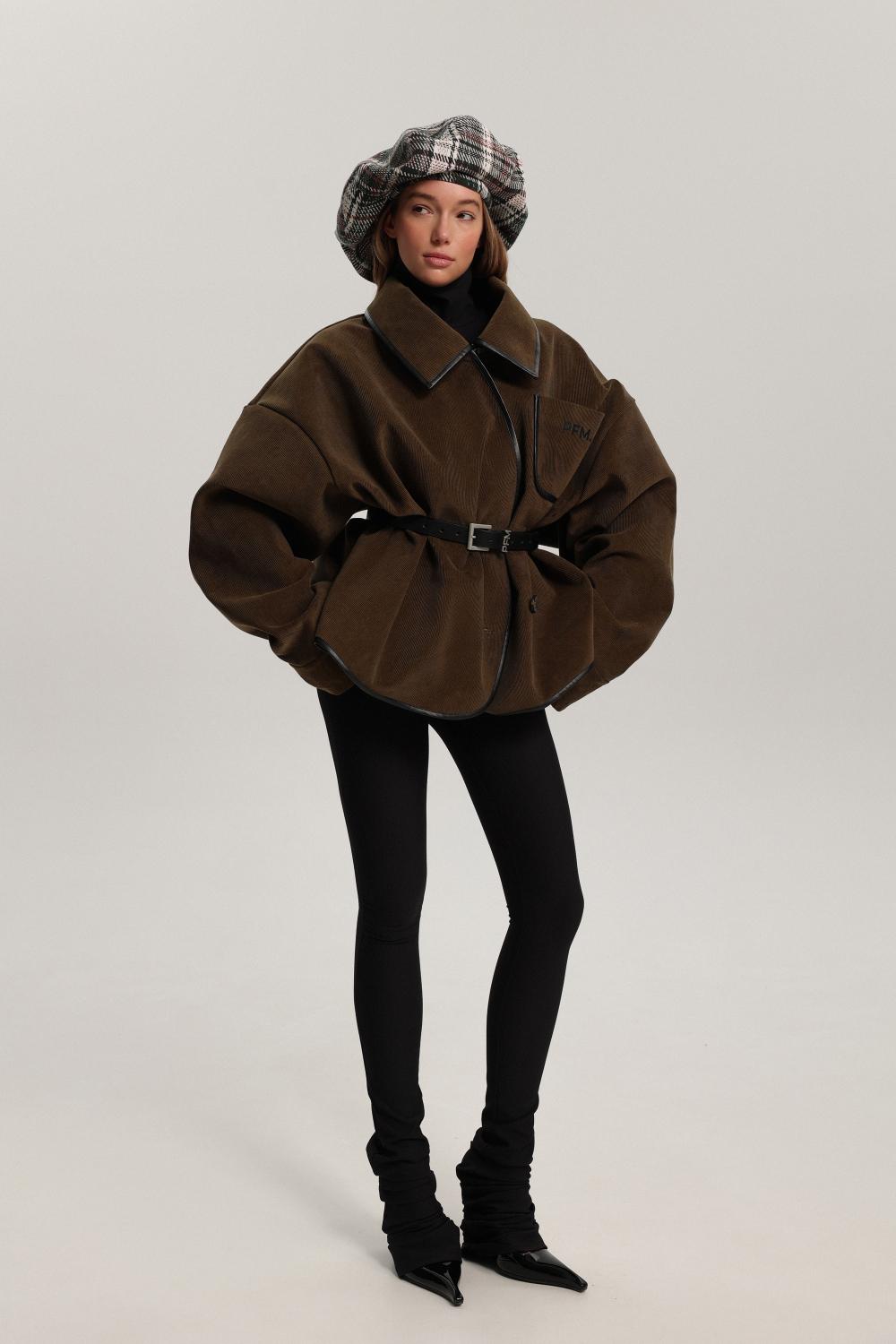 Бомбер двусторонний из вельвета