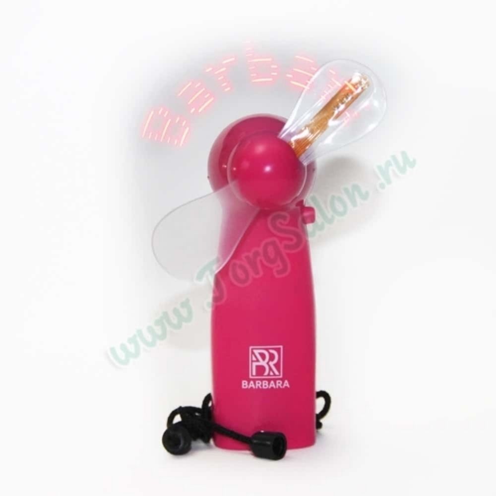 Вентилятор для сушки ресниц с LED (розовый), Barbara