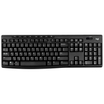 Клавиатура беспроводная Logitech K270, черный, Retail, мембранная, радиоканал, AAA (920-003058)