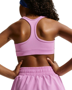 Топ для девочки теннисный Nike Girls Swoosh Sports - light magenta/white