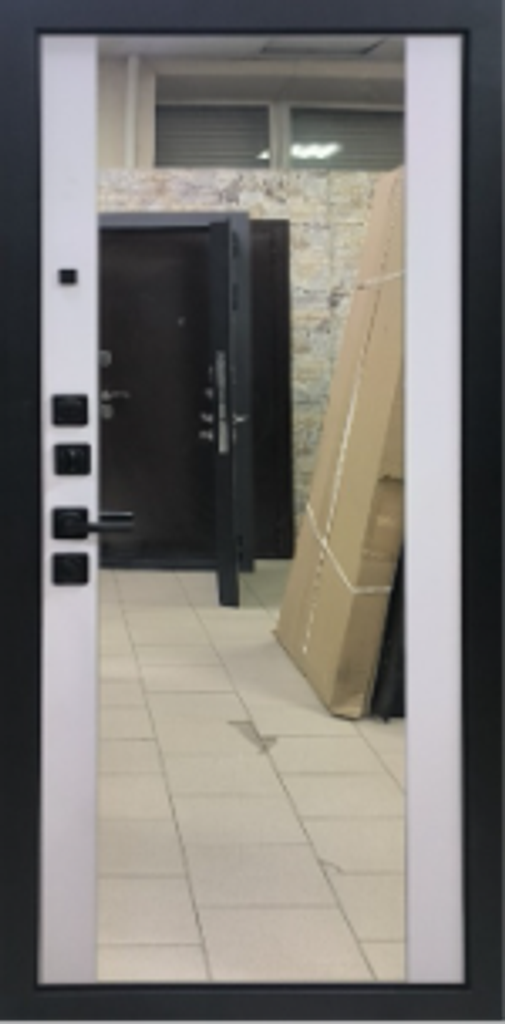 Входная дверь Кова Пиано Зеркало: Размер 2050/860-960, открывание ЛЕВОЕ