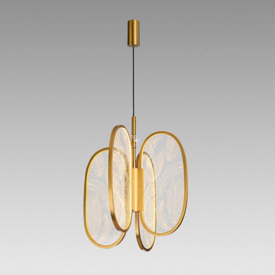 6664/38L L-VISION ODL_EX24 143 Подвесной светильник античн бронза/металл/акрил IP20 LED 38W 2500Лм 3000K PIUMA