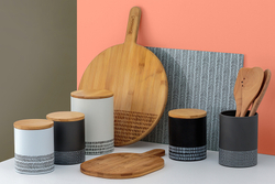 Емкость для хранения 2л Monochrome большая белая TYPHOON