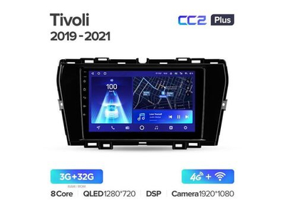 Магнитола Teyes CC2 Plus 3-32 SsangYong Tivoli 2019-2021 9.0"