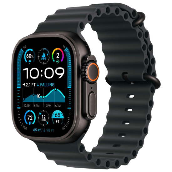 Умные часы Apple Watch Ultra 2 49 мм Black Titanium Ocean Band Black