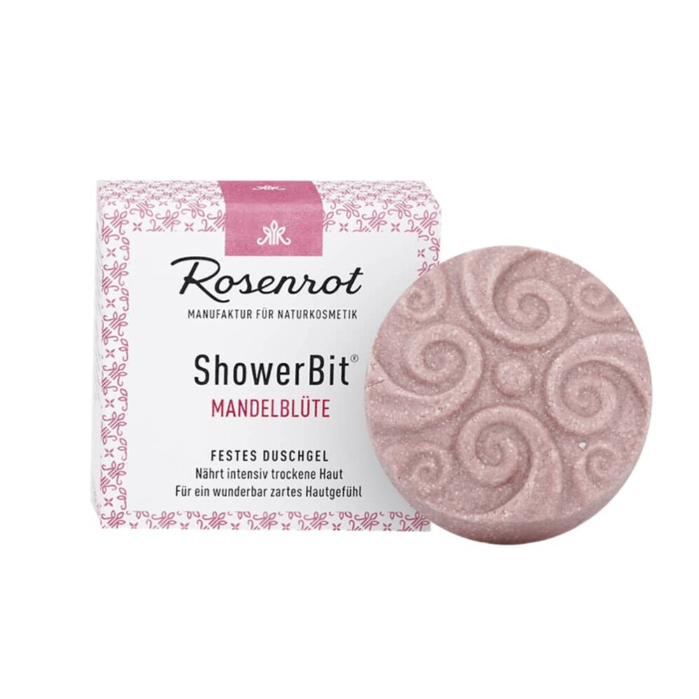 Твердый гель для душа Rosenrot ShowerBit® «Цветущий миндаль», 55 гр