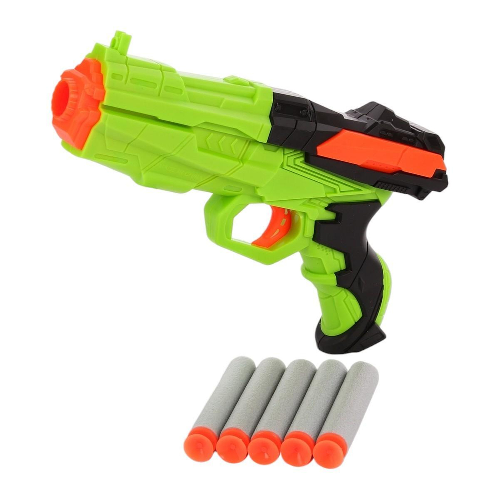 Пистолет с мягк.пулями, коробка YL-280