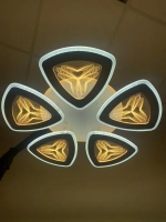 Люстра потолочная SIERRA 130W+28W 15 белый