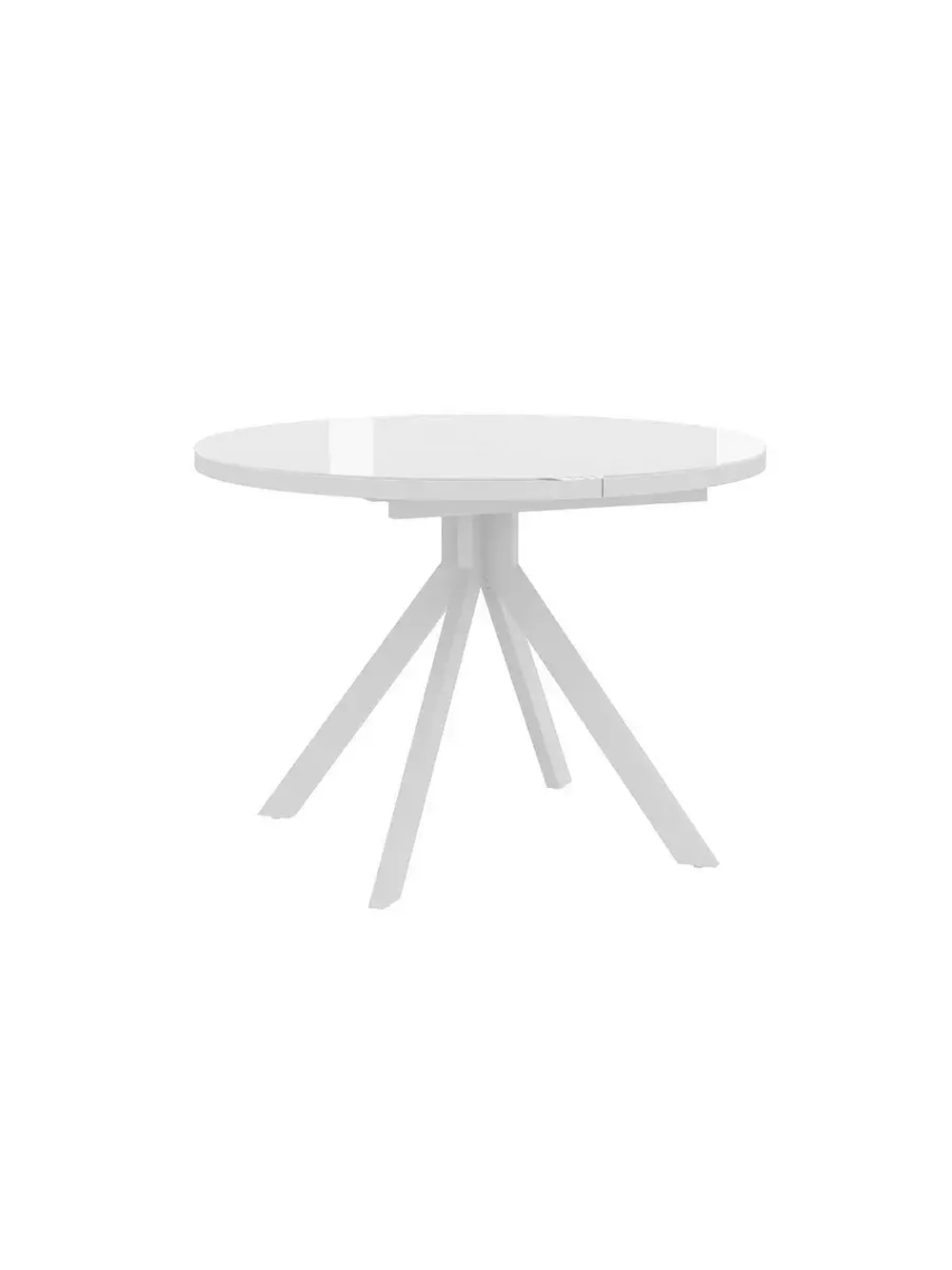 Стол кухонный обеденный круглый раздвижной 110х110х75 см