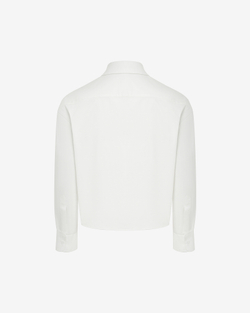 Укороченная рубашка из хлопка