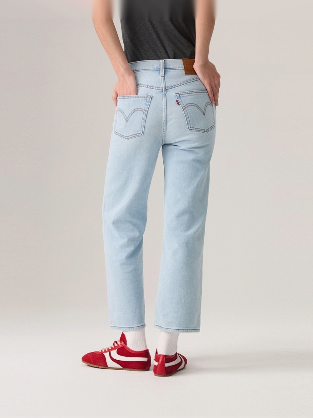 Женские прямые джинсы с завышенной талией Levi's Ribcage Straight Ankle 72693-0272