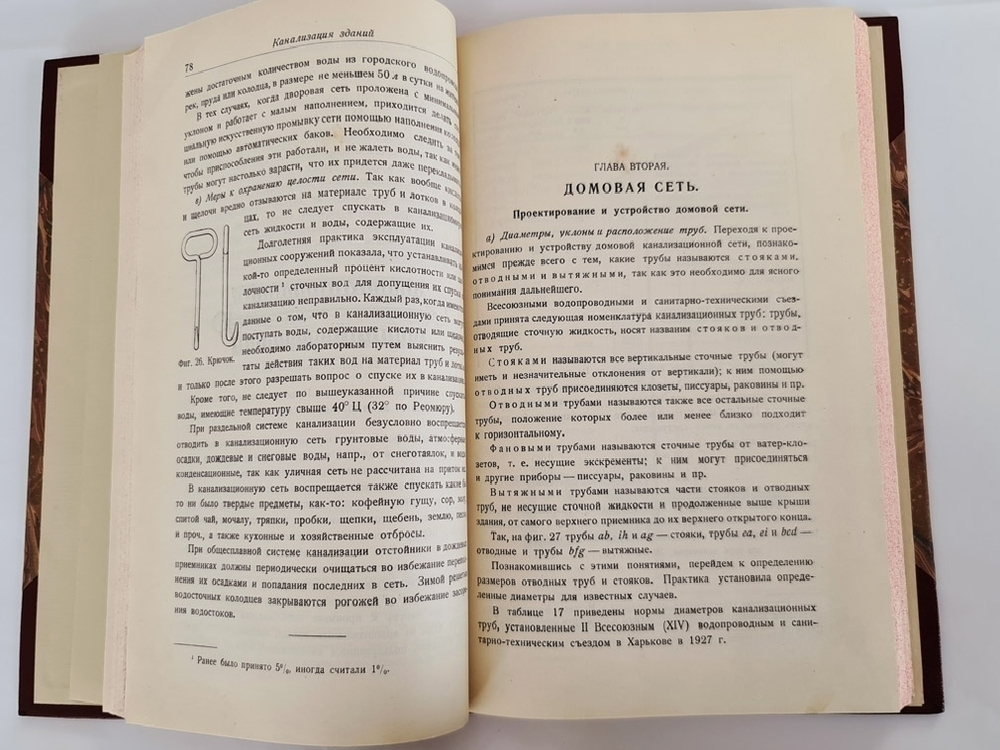"Канализация зданий". Я.Я. Звягинский, главный инженер Московской канализации. 1928г. - антикварное издание