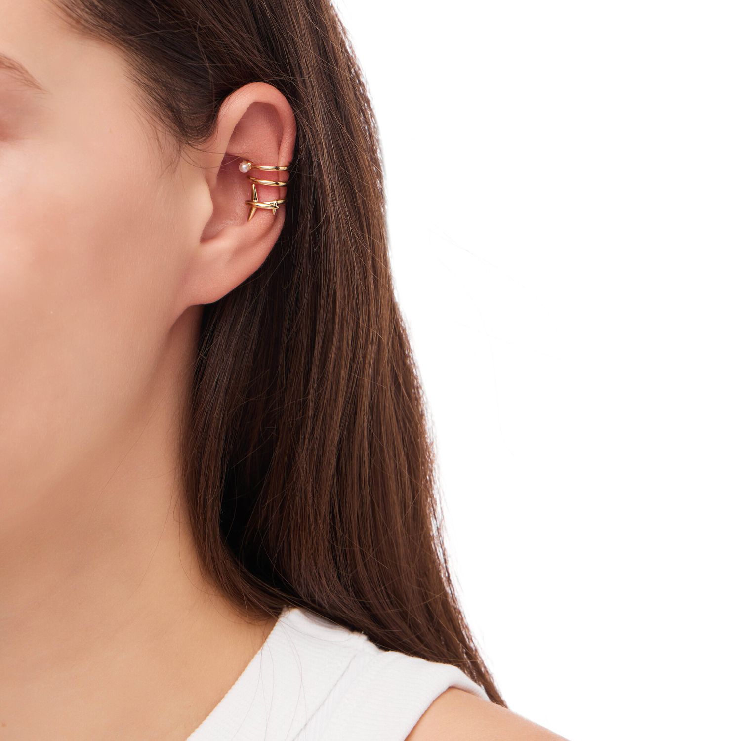 Кафф Plane Pearl Cuff - Gold