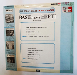 Винтажная виниловая пластинка LP Count Basie And His Orchestra Basie Plays Hefti (France)
